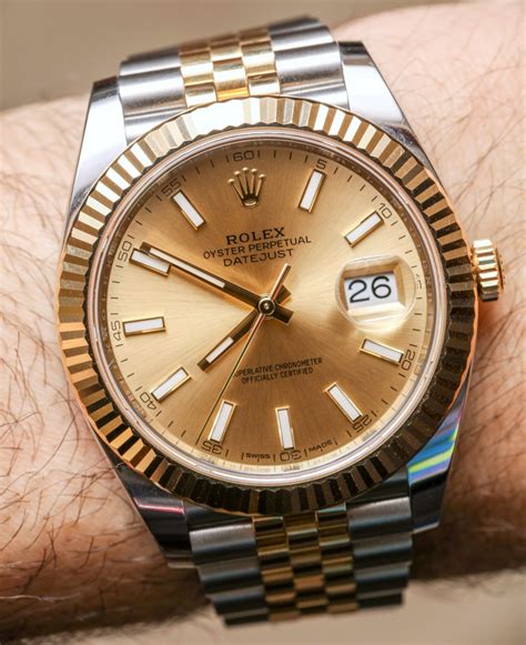 rolex datejust 41 gold brown|rolex datejust 41 retail price.